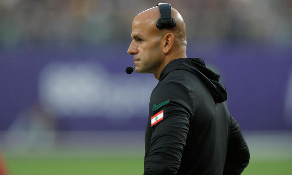 <span>Robert Saleh finished had a 20-36 record with the Jets after Sunday’s loss to the Vikings.</span><span>Photograph: Tom Jenkins/The Guardian</span>