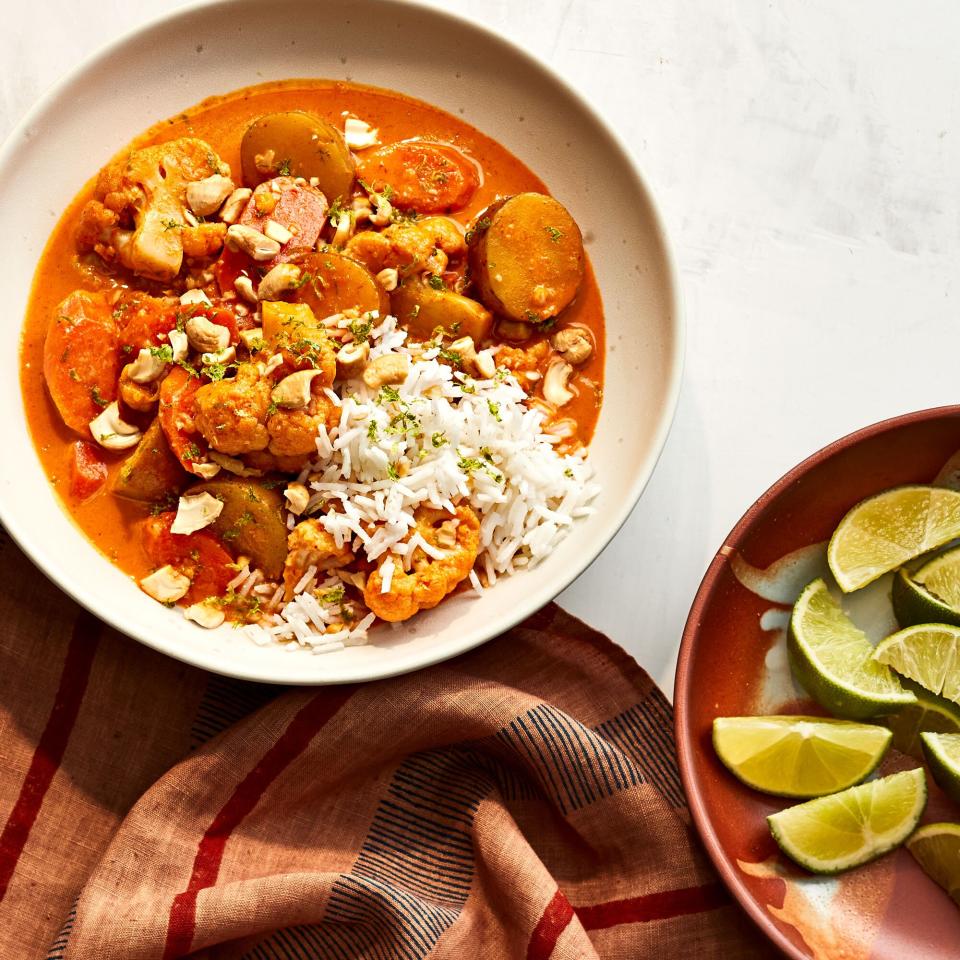 Red curry veggie stew