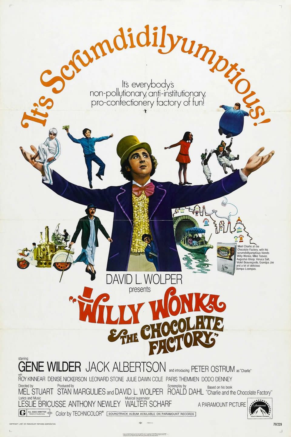 <p>While it's not typically considered a "musical," Gene Wilder's kooky candy inventor is one of the most beloved characters of all time and technically... there<em> is</em> music. Willy Wonka is a movie that parents share with their kids and it keeps getting passed down from generation to generation. It's hard not to get choked up whenever "Pure Imagination" starts or get immediately brought back to your childhood when you see an Oompa Loompa on-screen. Even if it is a bit... dark.</p><p><a class="link " href="https://www.amazon.com/Willy-Wonka-Chocolate-Factory-Wilder/dp/B002YNGNG6/ref=sr_1_1?tag=syn-yahoo-20&ascsubtag=%5Bartid%7C10063.g.34344525%5Bsrc%7Cyahoo-us" rel="nofollow noopener" target="_blank" data-ylk="slk:WATCH NOW;elm:context_link;itc:0;sec:content-canvas">WATCH NOW</a></p>