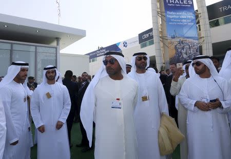 Sheikh Ahmed bin Saeed Al Maktoum, chairman of Emirates airline, is seen during the Dubai Airshow November 8, 2015. REUTERS/Ahmed Jadallah