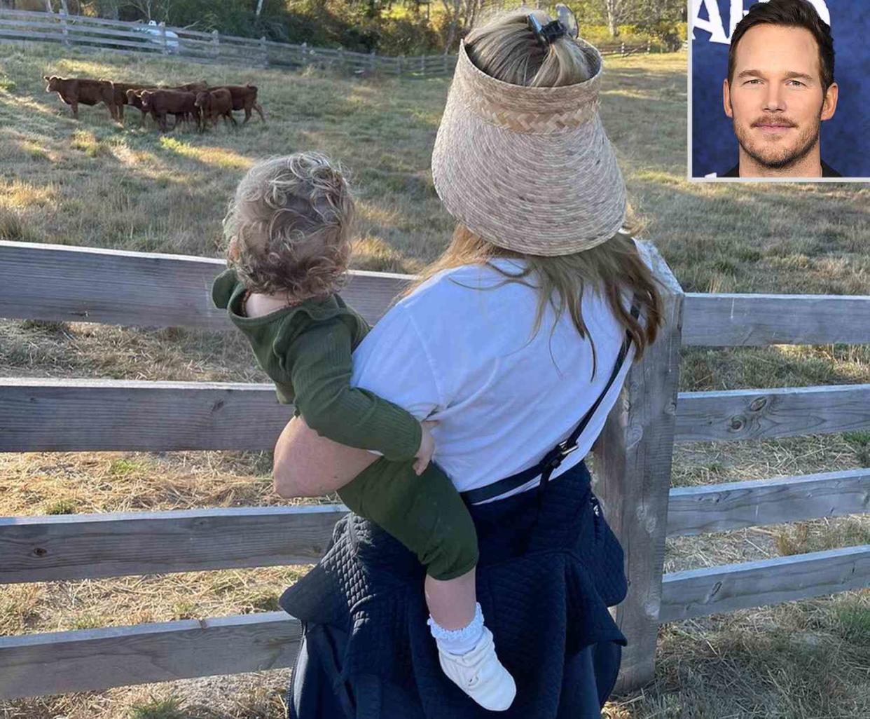 Katherine Schwarzenegger and Lyla, Maria Shriver, Chris Pratt