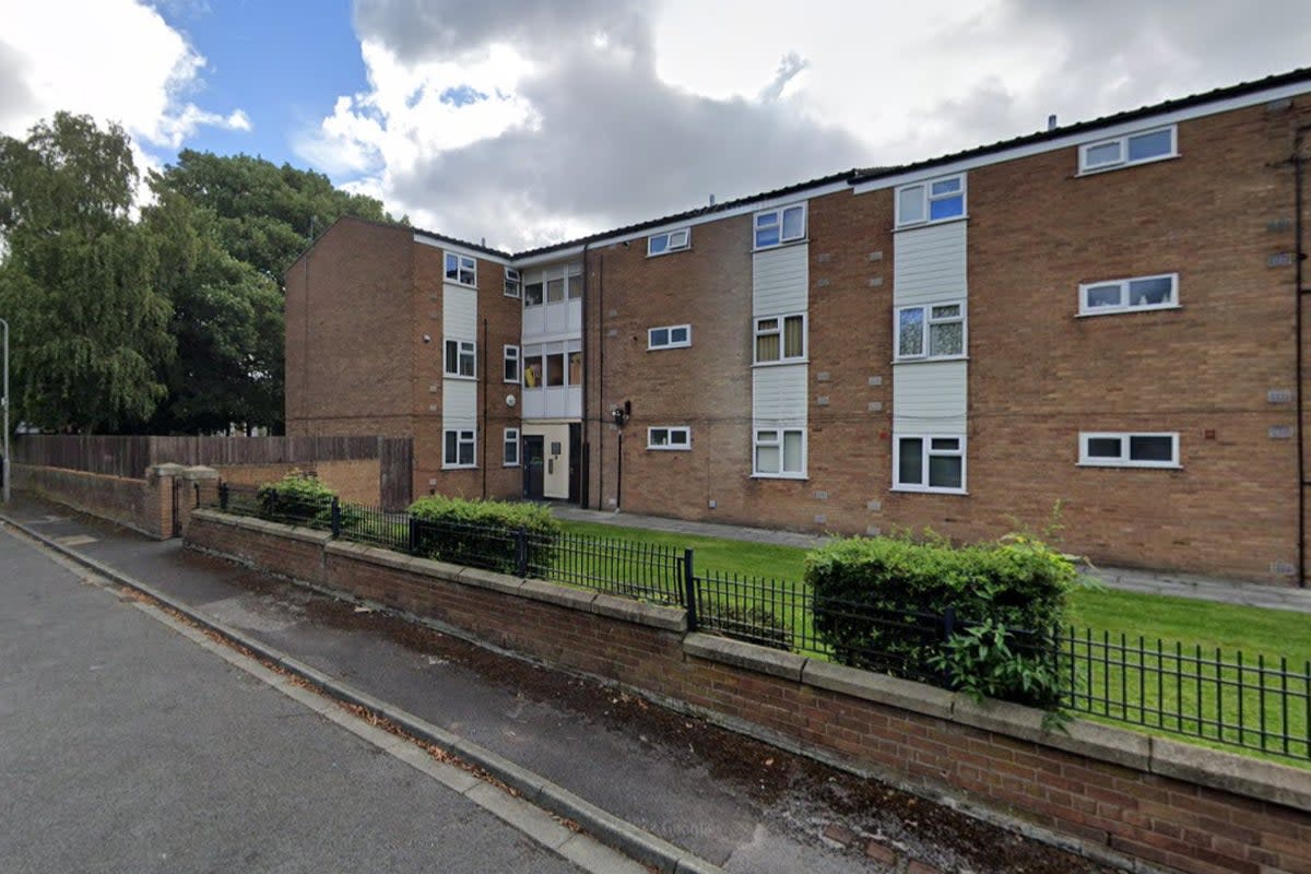 The fatal shooting took place at a flat on Haslingden Close, police said (Google Maps)