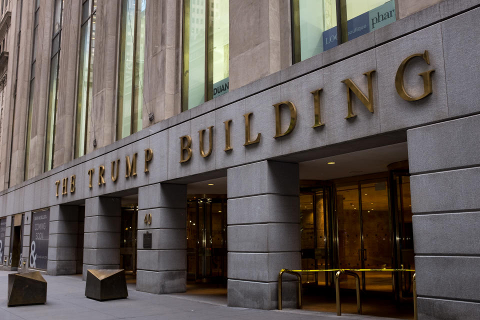 A general view of The Trump Building, located at 40 Wall Street in the financial district of Manhattan, New York City, 21st January 2017. The building is 71 stories high, making it the tallest building in the world on completion in May 1930. It was bought by Donald Trump in 1995. (Photo by Epics/Getty Images)