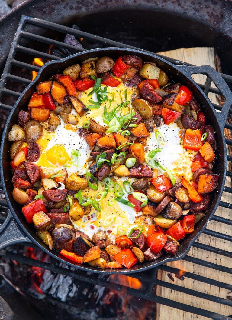 maple chorizo breakfast skillet