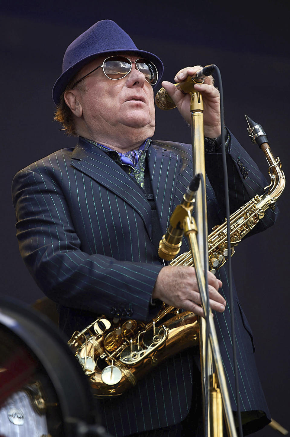 Van Morrison performing in concert at the 2018 British Summer Time Music Festival in Hyde Park. (zz/KGC-247/STAR MAX/IPx)