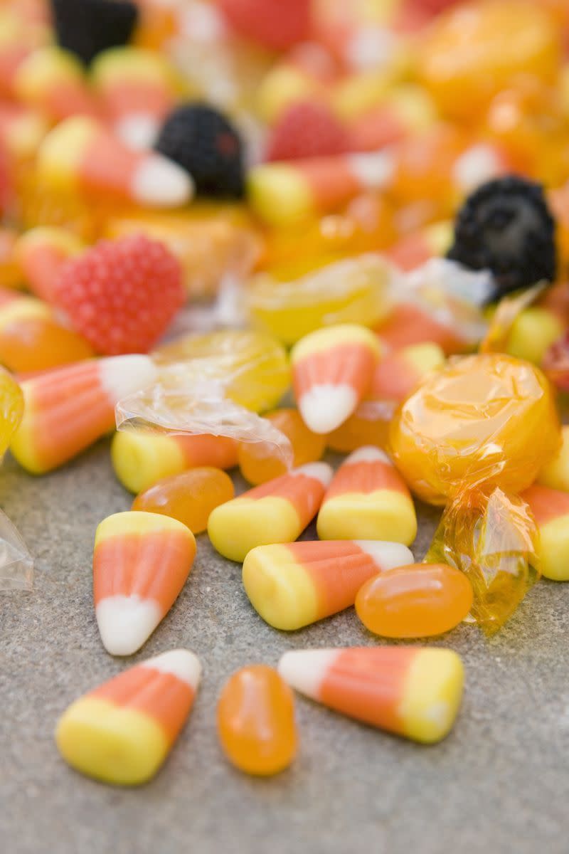 Question: What is the most produced Halloween candy?