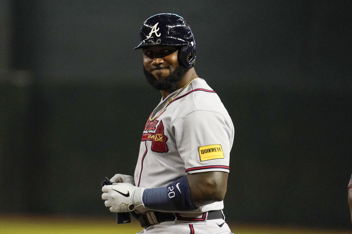 Braves bench DH Marcell Ozuna after he settled for a single on 415-foot hit