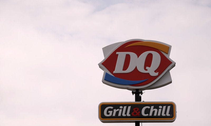 A Dairy Queen Grill & Chill sign.