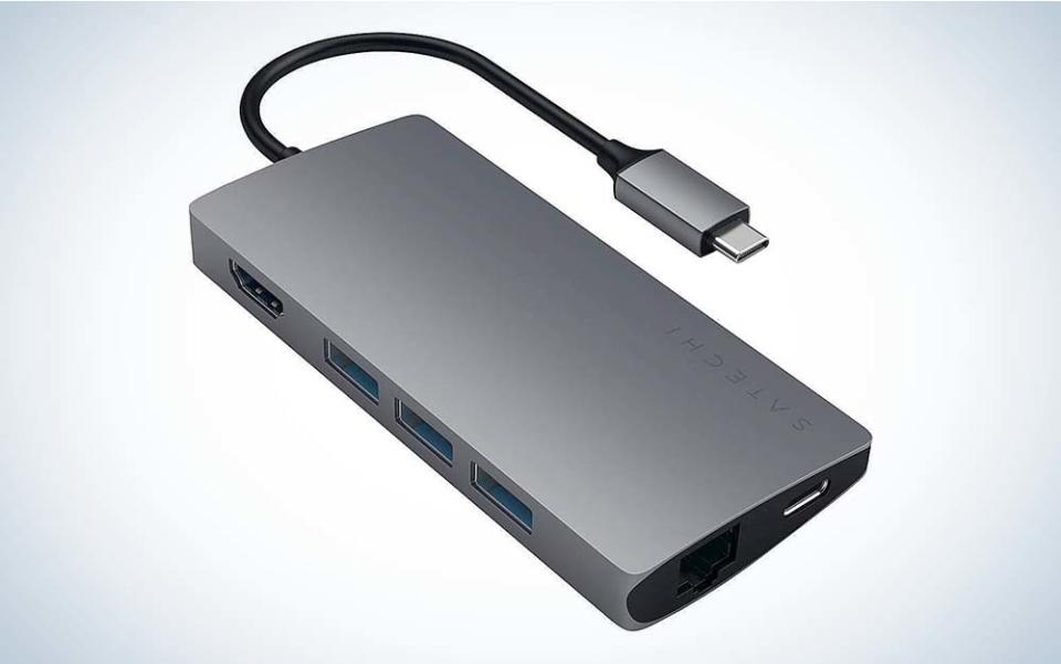 The Satechi Type-C Multi-Port Adapter 4K with Ethernet is the best USB-C hub for MacBook Pro.