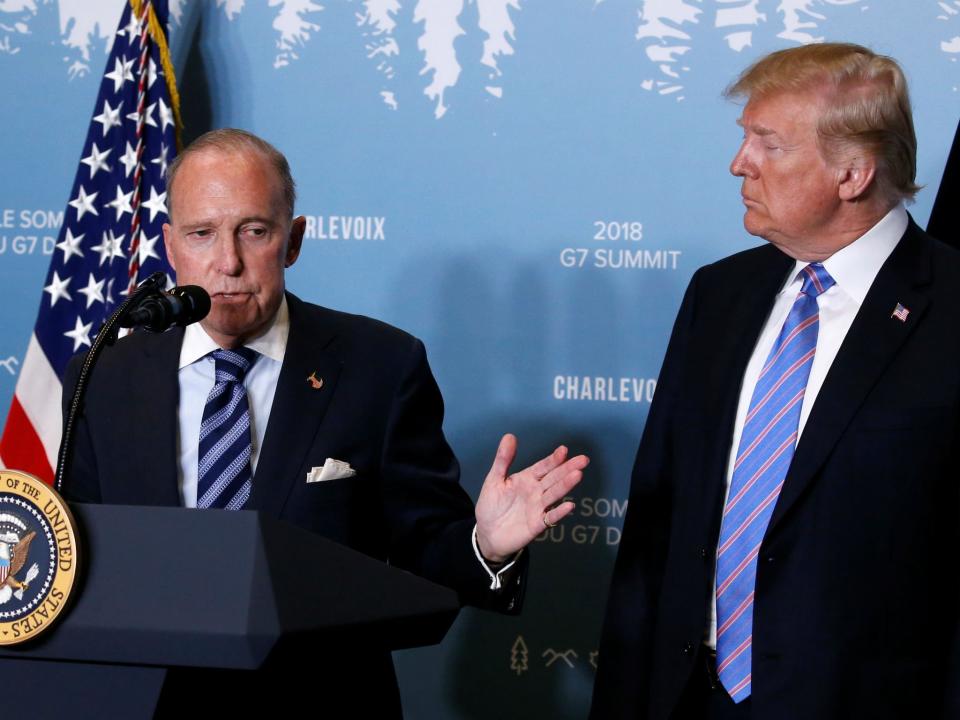 Larry Kudlow has 'suffered a heart attack', Trump announces moments before historic Singapore summit