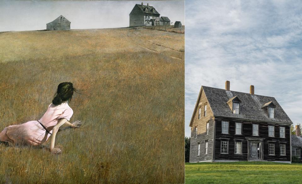 Christina’s World by Andrew Wyeth (Cushing, Maine)