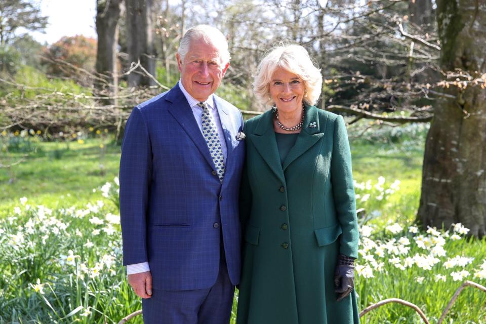 The King and Queen Consort, seen here at Hillsborough Castle in Belfast where they have use of a home (Getty Images)