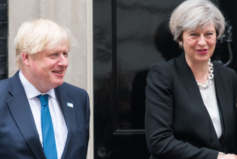 <em>Boris Johnson said he fully supported the Prime Minister (Rex)</em>