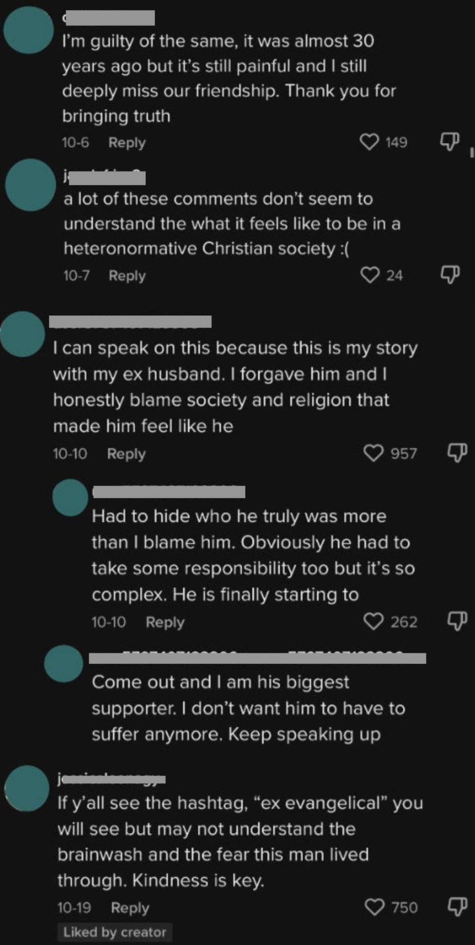 tiktok comments from people who can relate to abe's story