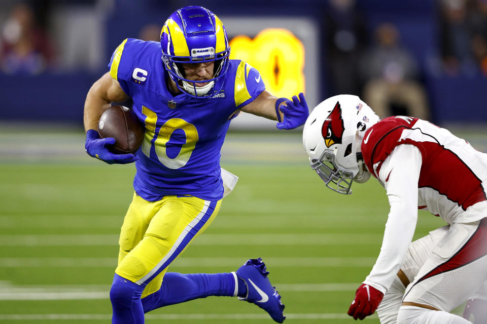 Cooper Kupp is coming off an amazing season for the Rams. (Photo by Ronald Martinez/Getty Images)