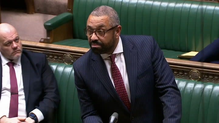 Cleverly in the Commons (Parliament TV)