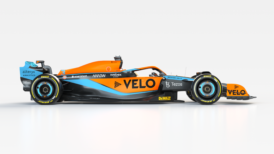 McLaren車隊發表2022年F1新車MCL36