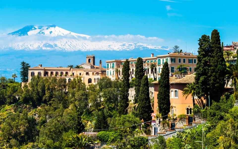 Explore Sicily's Etna region with its volcanic landscapes, fertile wine country and picture-perfect Taormina