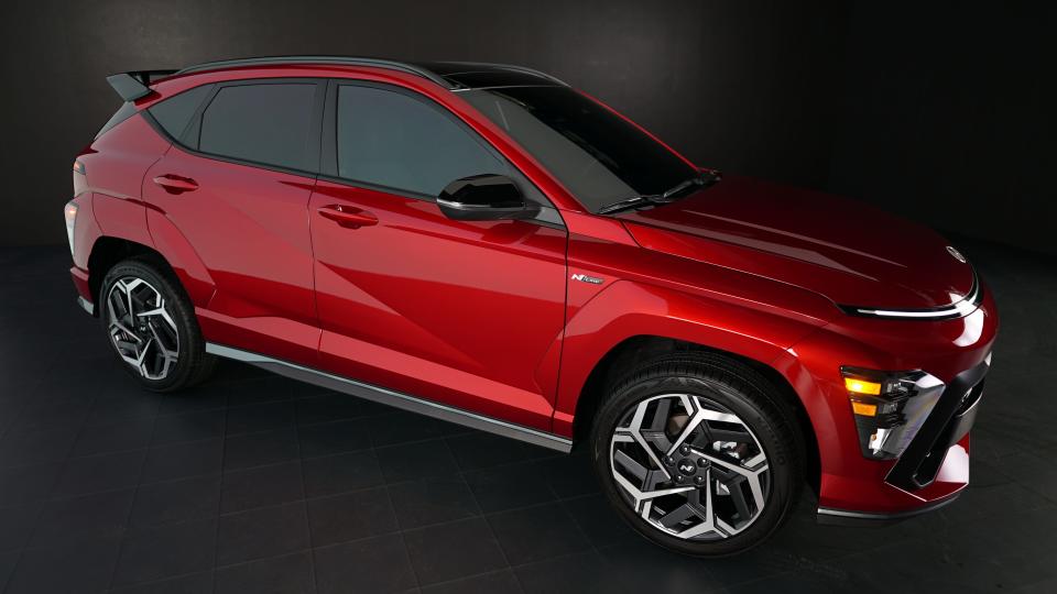 Gasoline-powered 2024 Hyundai Kona SUV N-Line