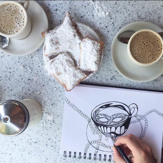 And what’s a trip to N’awlins without a visit to famous local institution Cafe du Monde?