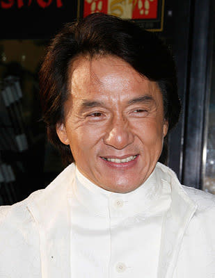 Jackie Chan at the Hollywood premiere of New Line Cinema's Rush Hour 3