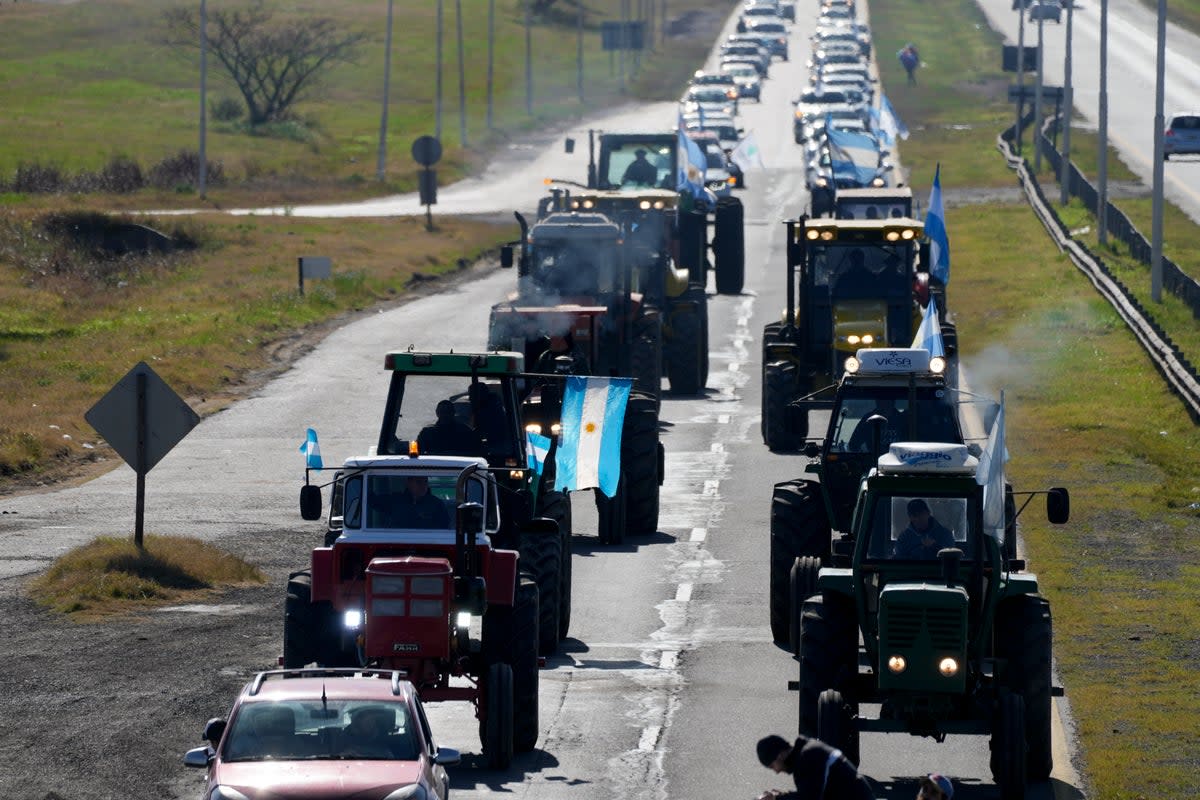 ARGENTINA-CAMPO HUELGA (AP)