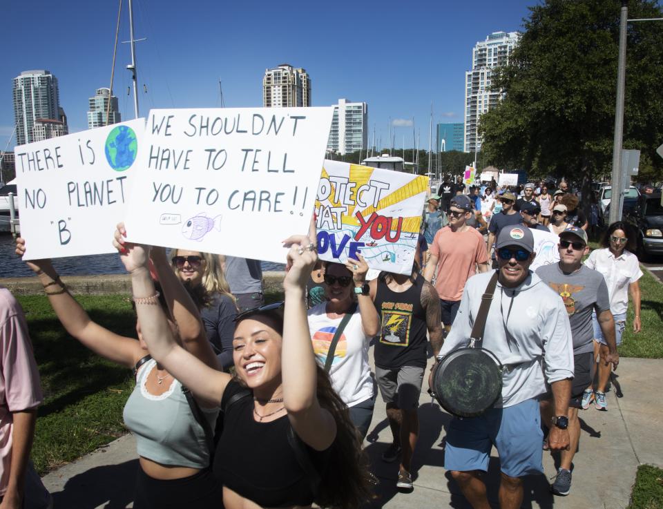 A protest march