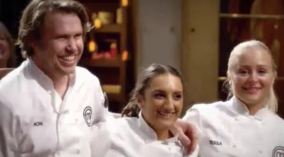 Larissa beat off fellow finalists Simon and Tessa to take home the crown. Photo: Network 10