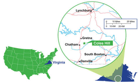 Coles Hill Property Location