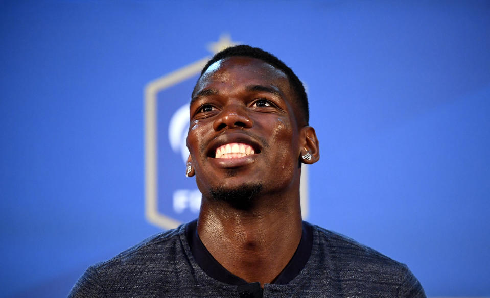 Pogba en conférence de presse jeudi matin