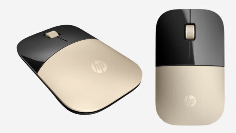 This sleek wireless mouse comes in multiple colors and is compatible with a variety of computers