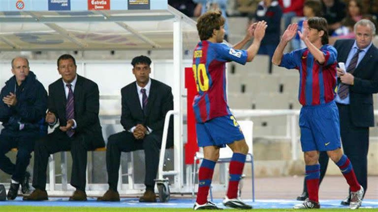 El debut de Messi en Barcelona, el 16 de octubre de 2004
