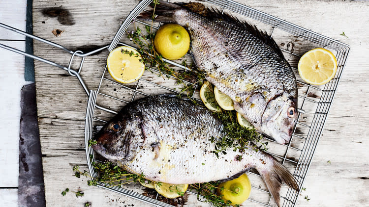 Grilled Whole Fish with Lemon and Thyme