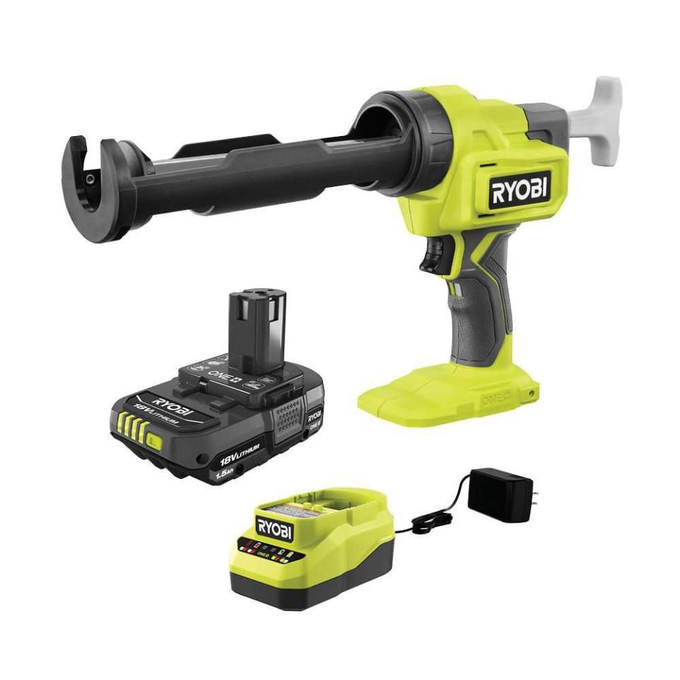 <p><a href="https://go.redirectingat.com?id=74968X1596630&url=https%3A%2F%2Fwww.homedepot.com%2Fp%2FRYOBI-ONE-18V-Cordless-10-oz-Caulk-Adhesive-Gun-Kit-with-1-5-Ah-Battery-and-Charger-PCL901K1%2F320639503&sref=https%3A%2F%2Fwww.popularmechanics.com%2Fhome%2Ftools%2Fg36652477%2Fbest-caulking-guns%2F" rel="nofollow noopener" target="_blank" data-ylk="slk:Shop Now;elm:context_link;itc:0;sec:content-canvas" class="link ">Shop Now</a></p><p>PCL901K1 ONE+ Power Caulk Adhesive Gun</p><p>homedepot.com</p><p>$89.00</p>