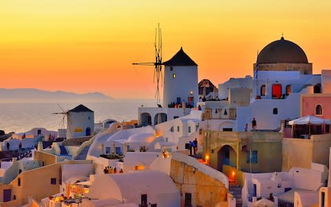 Oia in Santorini - Credit: Getty Images