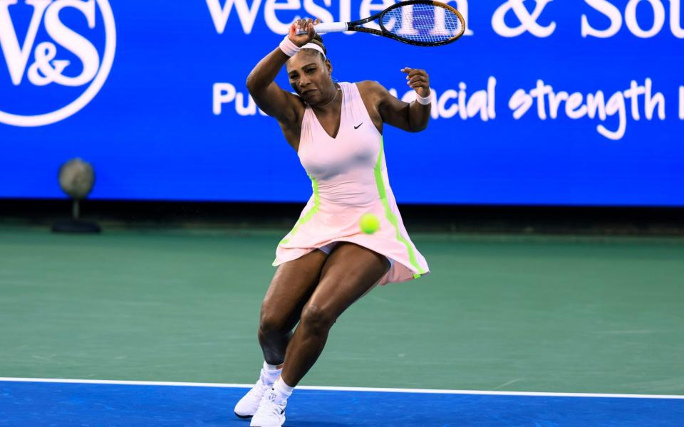 cincinnati open emma raducanu vs serena williams live score round 1  - AP