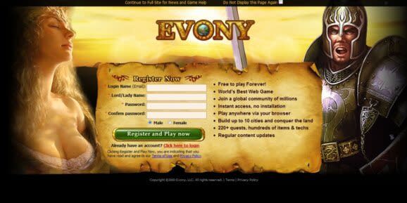 Has Evony become the most despised game on the web?, Spam