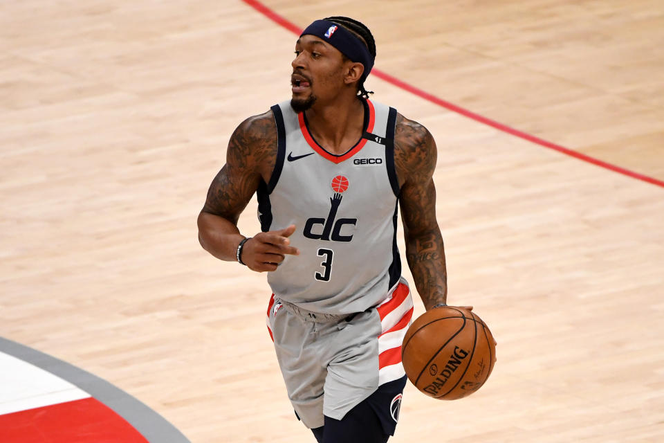 Bradley Beal #3 of the Washington Wizards 