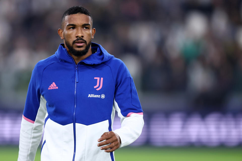 ALLIANZ STADIUM, TORINO, ITALY - 2022/10/05: Gleison Bremer of Juventus Fc  looks on during the Uefa Champions League Group H football match between Juventus Fc and Maccabi Haifa FC. Juventus Fc wins 3-1 over Maccabi Haifa FC. (Photo by Marco Canoniero/LightRocket via Getty Images)