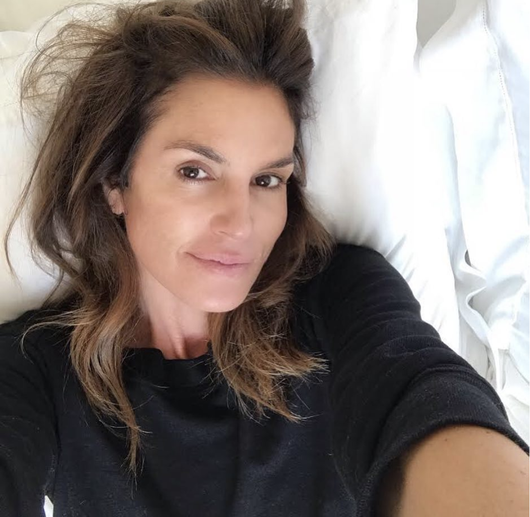 Cindy Crawford postete jetzt ein No-Make-up-Selfie. (Bild: Instagram.com/cindycrawford/)