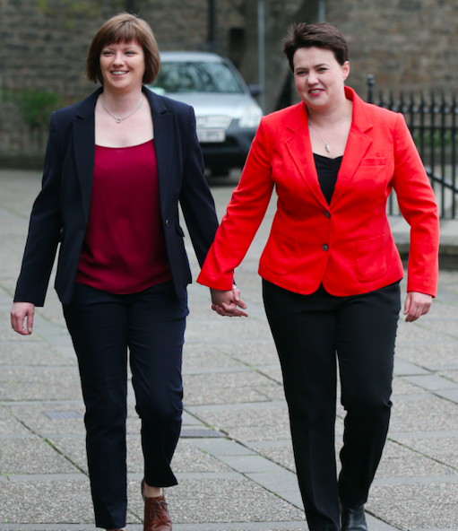 Ms Davidson said she wants to spend more time with her partner Jen Wilson and their new baby (PA)