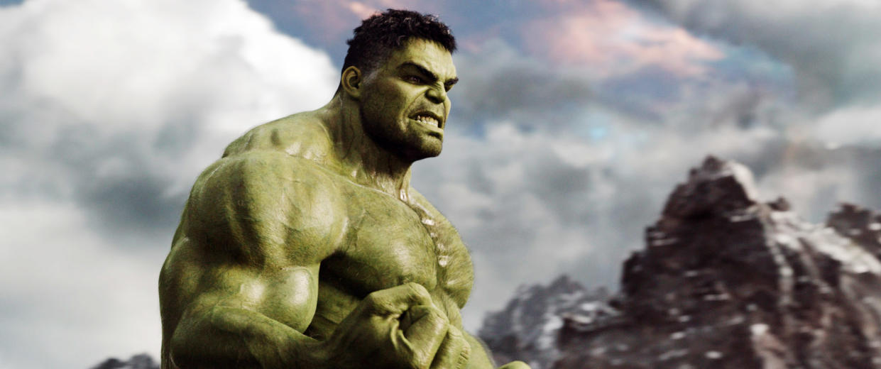 Mark Ruffalo as Hulk in 'Thor: Ragnarok' (Photo: Walt Disney Studios Motion Pictures /Courtesy Everett Collection)