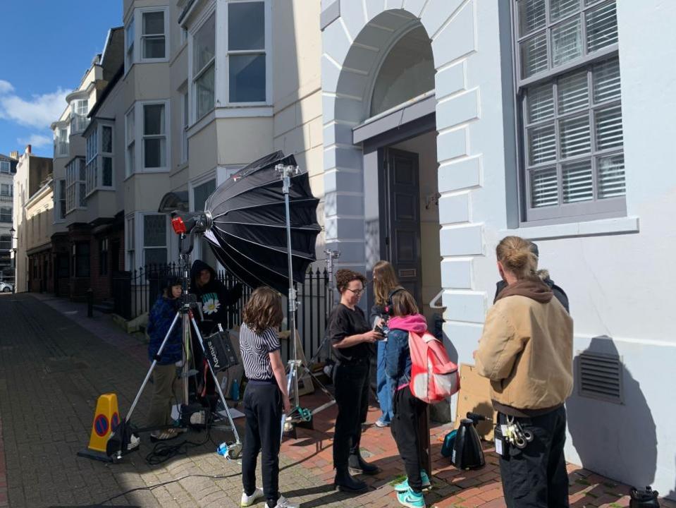 The Argus: Filming for Promenade in Steine Lane