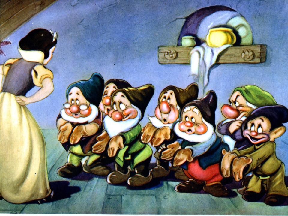 Snow White And The Seven Dwarfs, lobbycard, 1937.