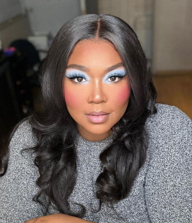 Lizzo Eyebrow Pencil as the 1st Step in Her Routine