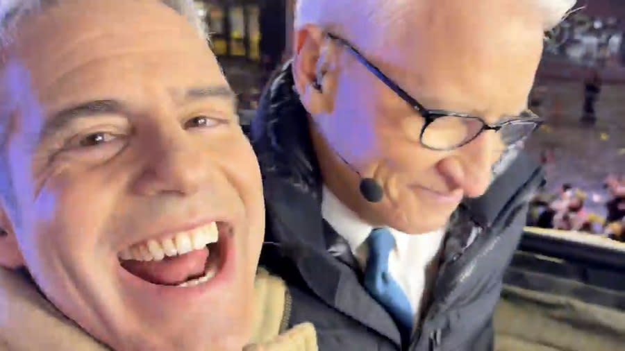 Andy Cohen 'Will Not Be Shamed' for Drinking During CNN's New Year's Eve Broadcast Anderson Cooper