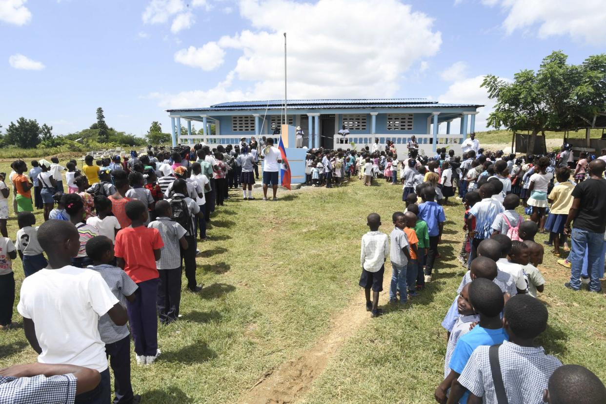 The new schoolhouse in La Chanm, Haiti (Avril Family Foundation)