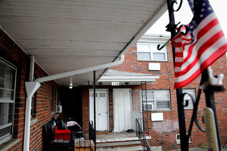 The front of what according to local media is the apartment of Sayfullo Saipov, the suspect in the New York City truck attack is pictured in Paterson, New Jersey, U.S., November 1, 2017. REUTERS/Ashlee Espinal