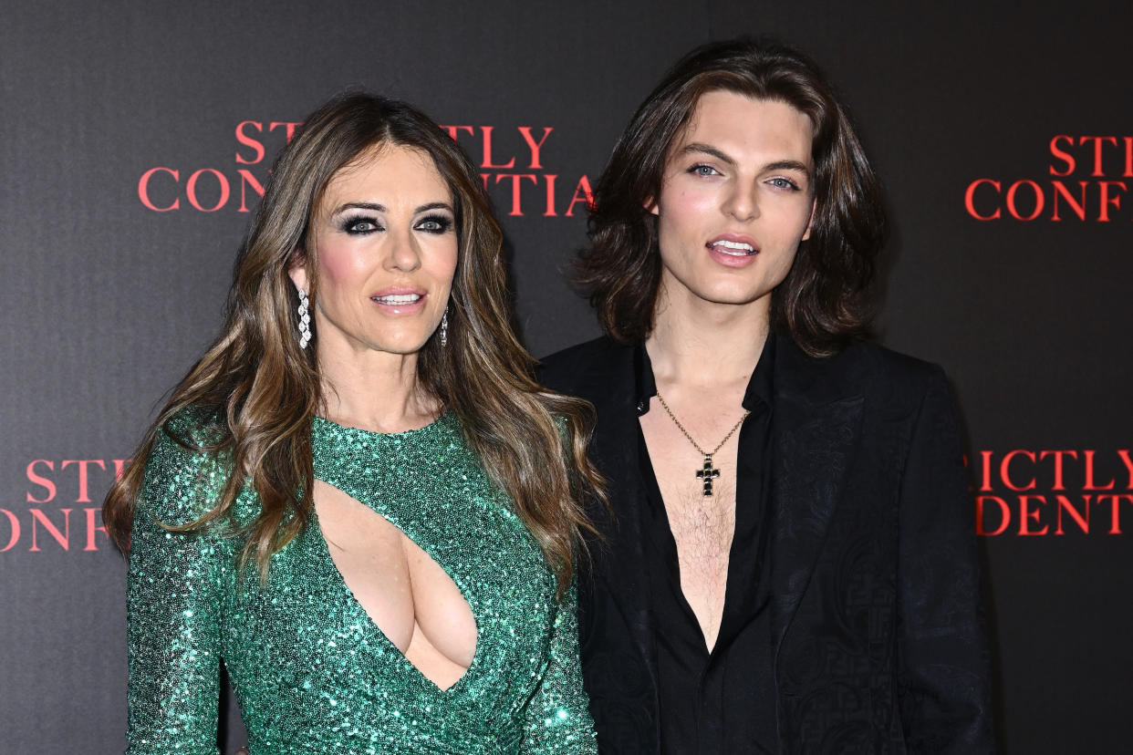 Elizabeth Hurley and Damian Hurley attend the special screening of 