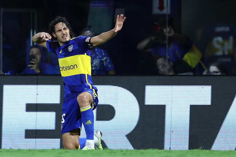 Edinson Cavani, la gran figura de Boca, intentará convertir más goles para estirar la ventaja del xeneize en el historial ante River